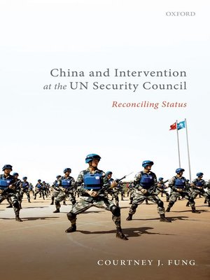 cover image of China and Intervention at the UN Security Council